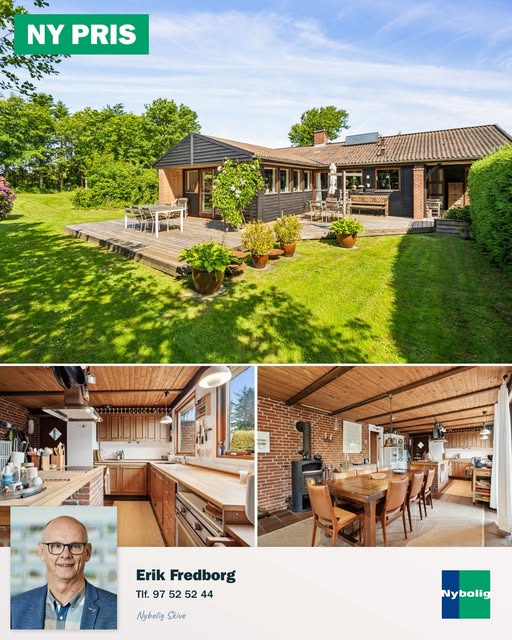 Nybolig Skive I/S præsenterer en sommerhusidyl tæt på stranden med ny pris