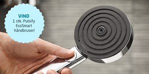 VVS EKSPRESSEN ApS lancerer konkurrence om Pulsify EcoSmart håndbruser
