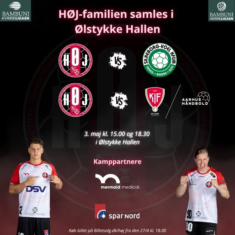 Dobbelt håndboldbrag i Ølstykke Hallen