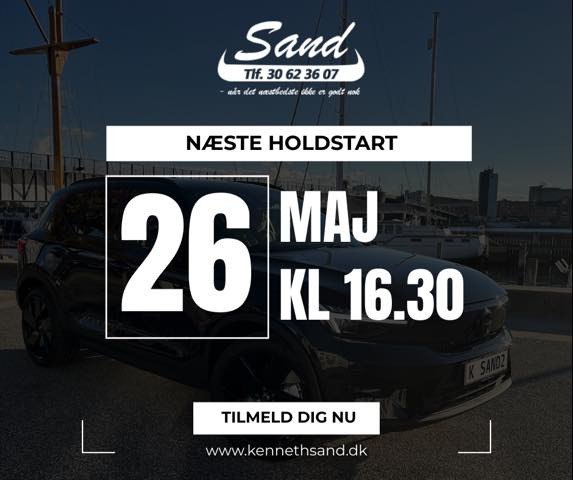 Sidste opstart hos Kenneth Sand Køreskole inden ny køreuddannelse træder i kraft