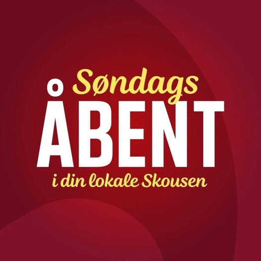 Skousen Risskov holder søndagsåbent den 6/9 kl. 10-14
