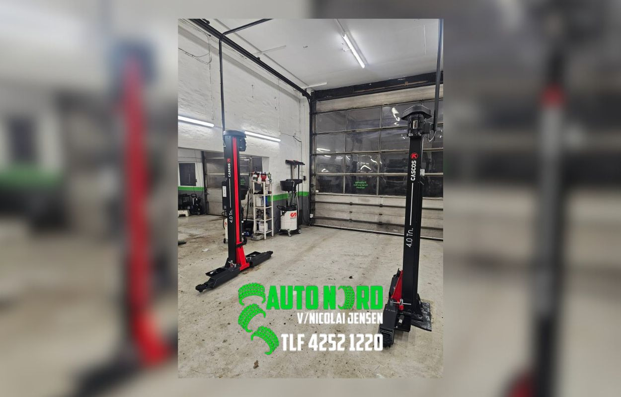 Auto Nord udvider service med ny 4T lift til kassebiler