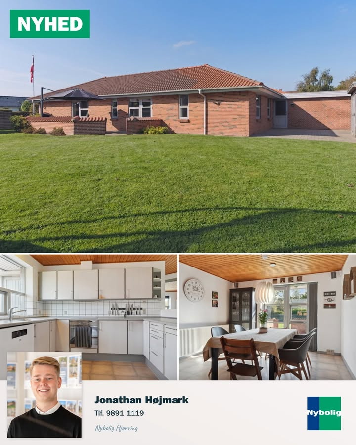 Nybolig Hjørring v/Morten Hove præsenterer familievenlig villa på H.C. Andersens Vej
