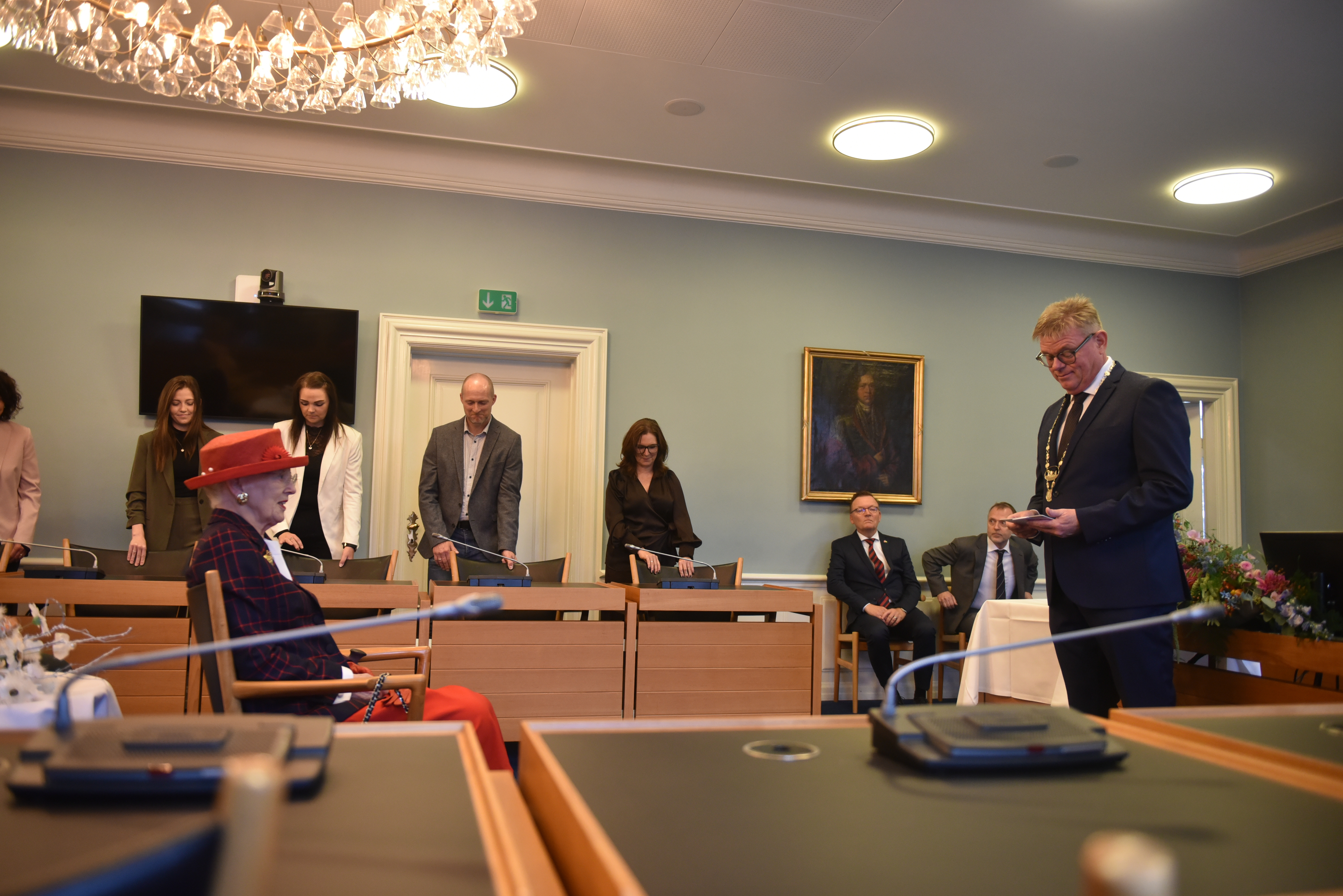 Tale ved modtagelse af H.M. Dronningen