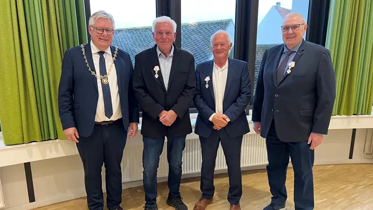 Tre byrådsmedlemmer fra Hjørring hædret med ridderkors for mangeårig indsats