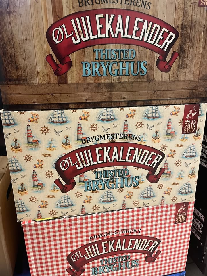 Spar Nørrebro Hjørring annoncerer Thisted Bryghus julekalender til salg