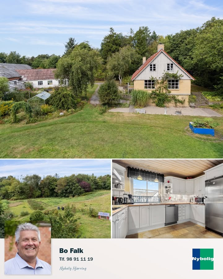 Familievilla i Hjørring: Mulighed for udstykning på stor grund