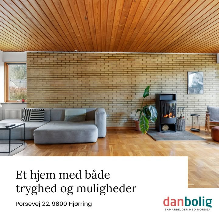 Danbolig Hjørring præsenterer rummelig familievilla i Højene