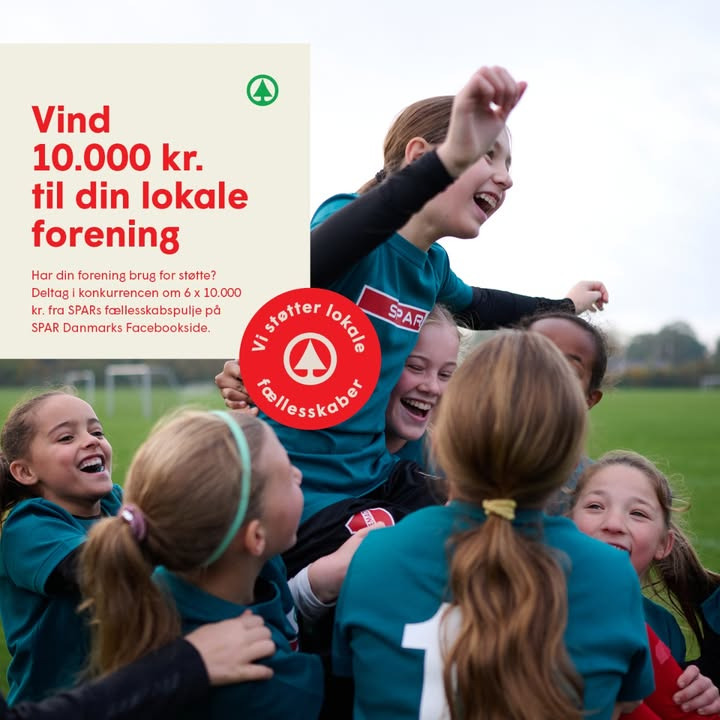 SPAR SKALLERUP A/S støtter lokale foreninger med 10.000 kr. i konkurrence