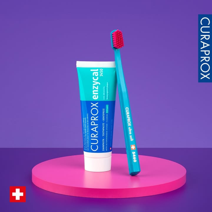 Ikast Apotek fremhæver Curaprox tandpastaens dobbelt beskyttelse mod huller