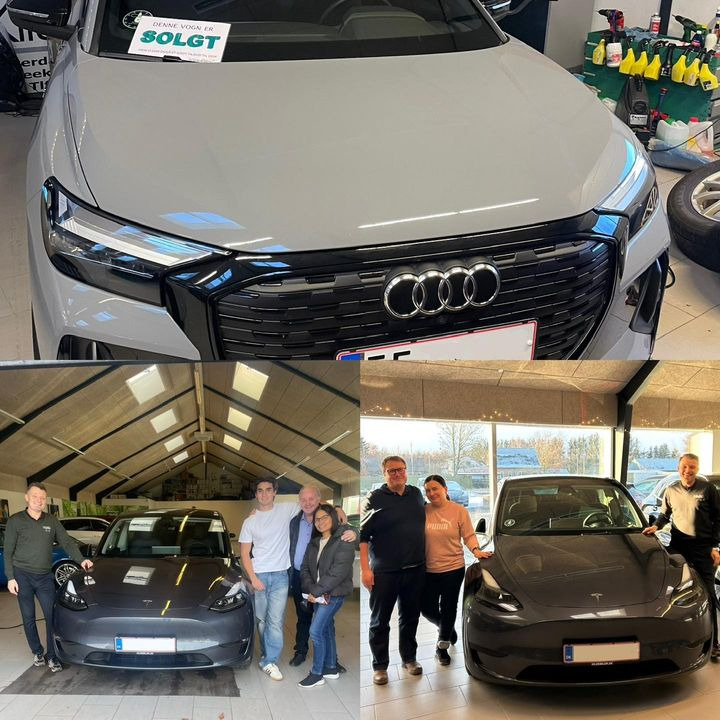 KILDE BILER nyder solrige novemberdage med nye elbilsejere