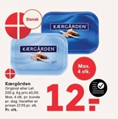 Spar Fårup tilbyder Kærgården til kun 12 kr hele fredag