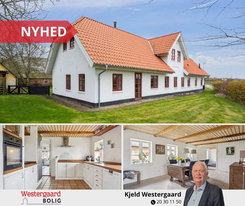 Westergaard Bolig tilbyder indflytningsklart landsted ved Asdal til fritidslandmanden