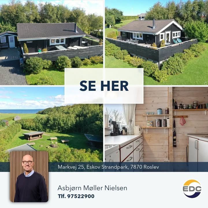 EDC Skive I/S fremhæver charmerende fritidshus til salg i Roslev