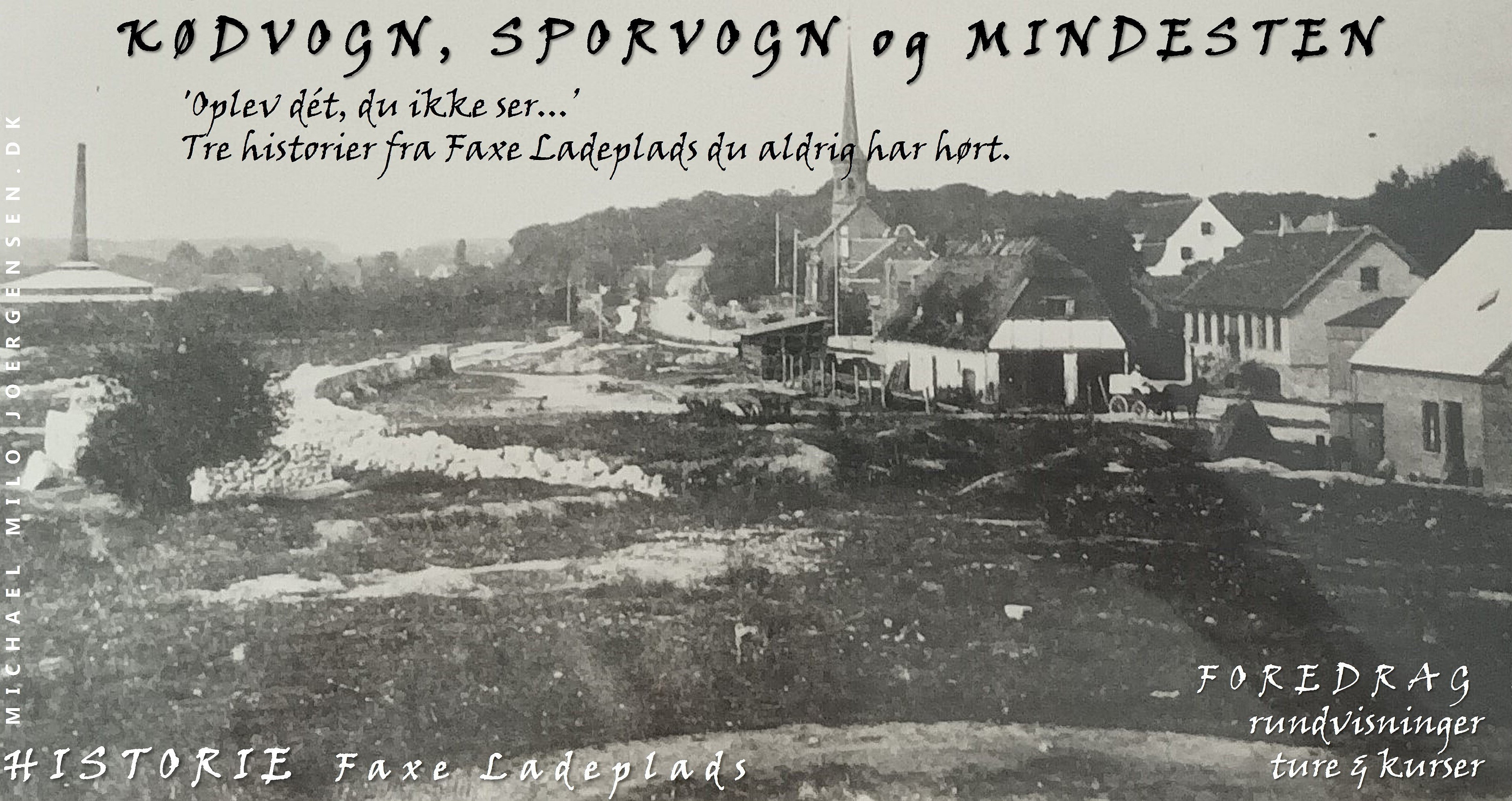 FOREDRAG. KØDVOGN, SPORVOGN og MINDESTEN.