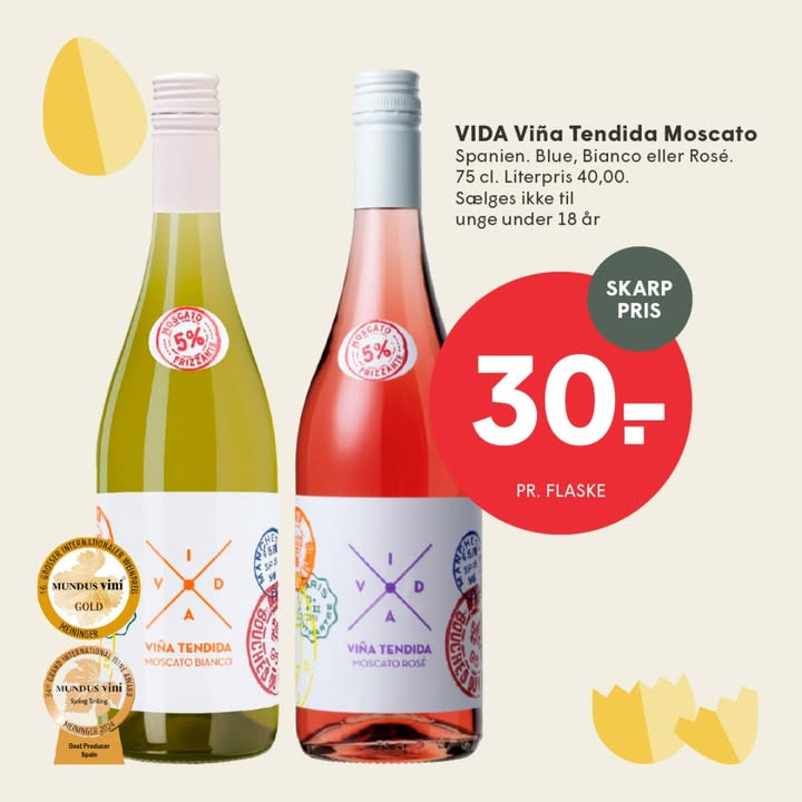 Forkæl dig selv med en perlende Moscato fra SPAR SKALLERUP A/S