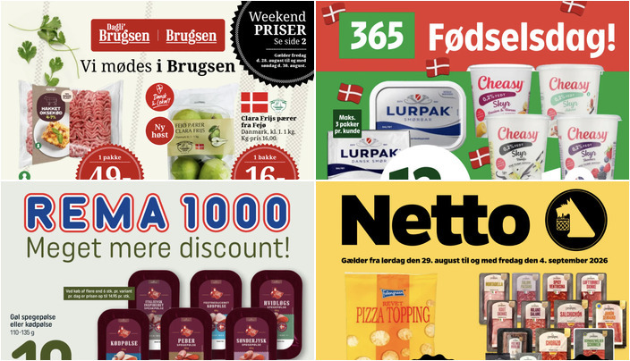 Lurpak smør til kun 12 kr. og Dr. Oetker Ristorante Pizza til 20 kr. - Se de lokale dagligvaretilbud