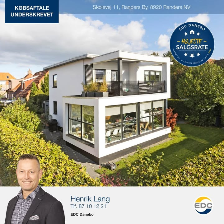EDC Danebo underskriver købsaftale for funkisvilla i Randers