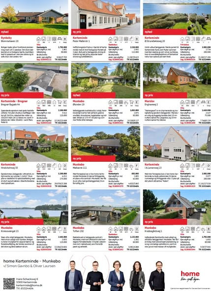 Home Kerteminde-Munkebo præsenterer ugens bolignyheder og nye skarpe priser