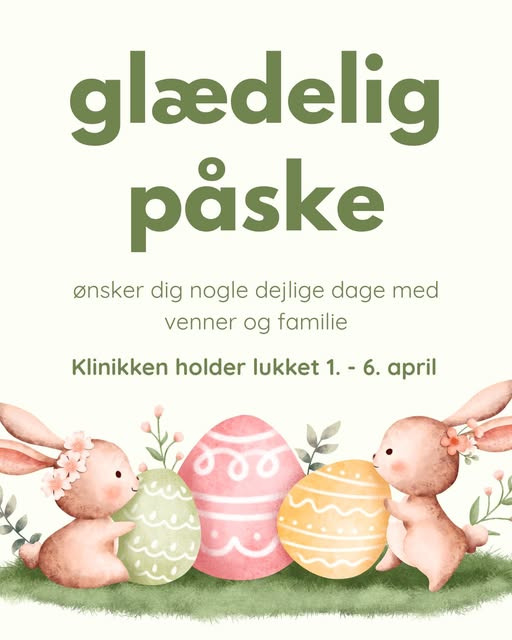 Zones By Gitte ønsker en glædelig påske med nye åbningstider i helligdagene