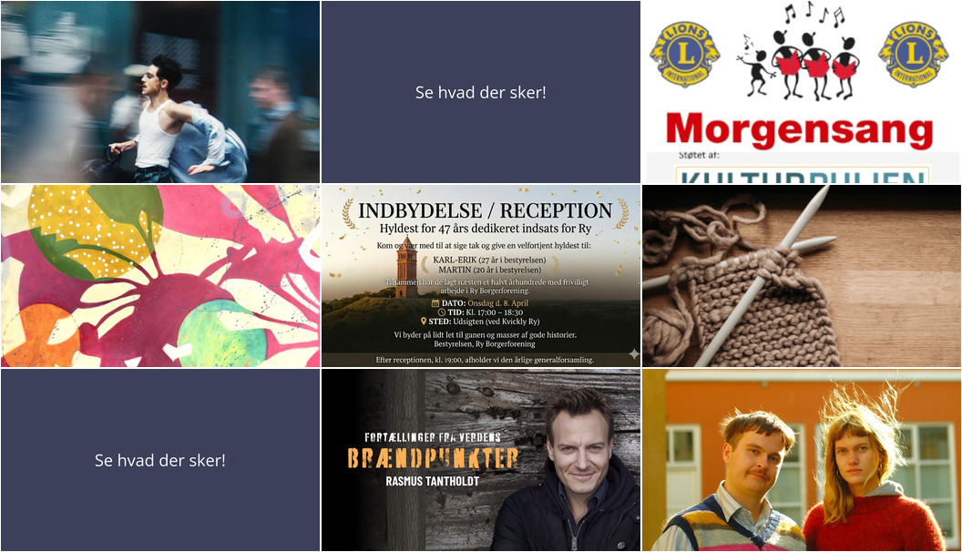 Ugen i Ry byder på alt fra filmvisninger til musik og fællesskab