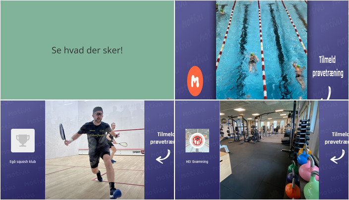 Ugen i Egå: Fra svømmetræning til squash og styrketræning