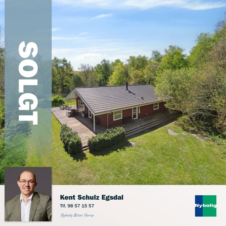 Nybolig Hadsund annoncerer salg af skøn fritidsbolig i Helberskov