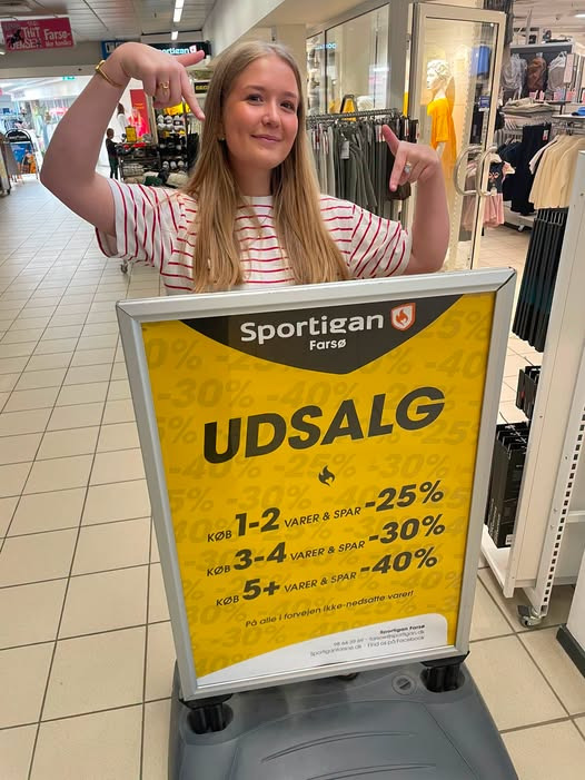 Sportigan Farsø inviterer til lørdagsshopping med vilde tilbud