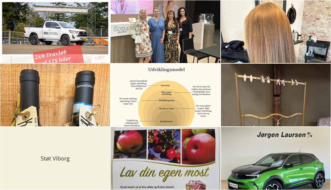 Nyt fra BioCirc Trav Arena Skive, Den gode vino, Asmild Plantecenter ApS og 5 andre