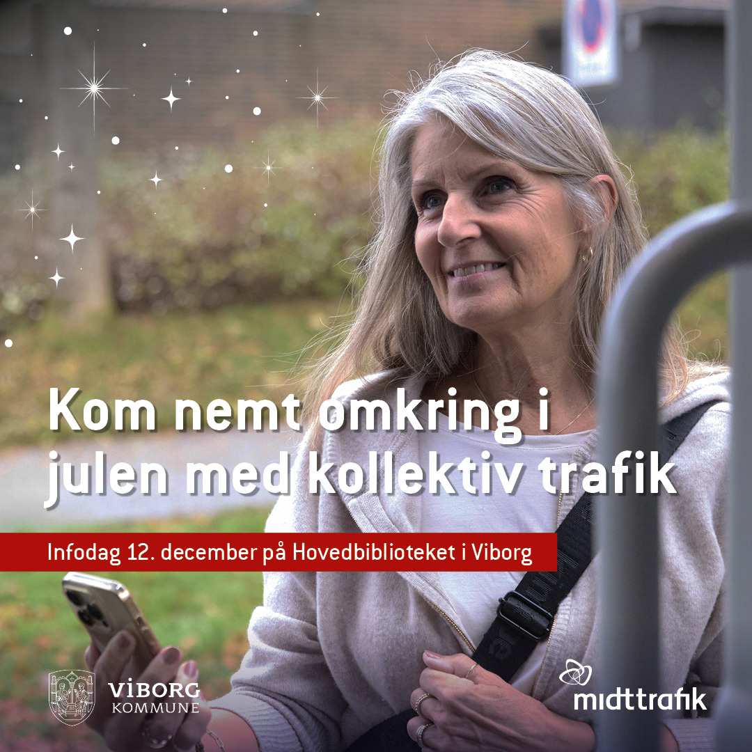 Få hjælp til kollektiv trafik på Viborg Hovedbibliotek