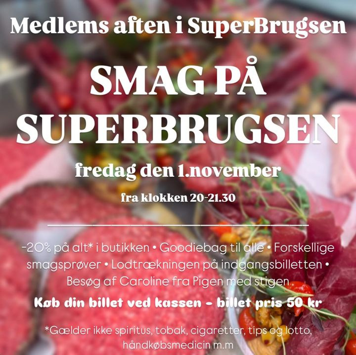 SuperBrugsen Dronninglund inviterer til smag på SuperBrugsen med rabatter og goodiebags