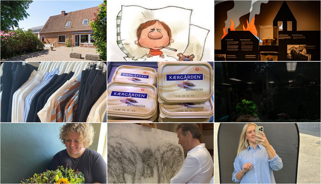 Nyt fra Florist Pernille DB, MIN KØBMAND I ASP, Museerne i Holstebro og 6 andre