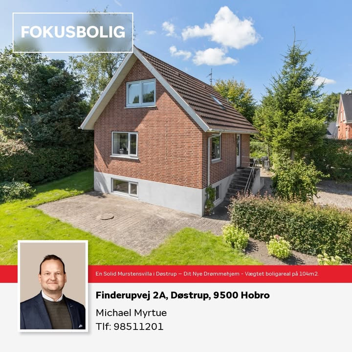 Home Hobro præsenterer solid murstensvilla i Døstrup som dit nye drømmehjem