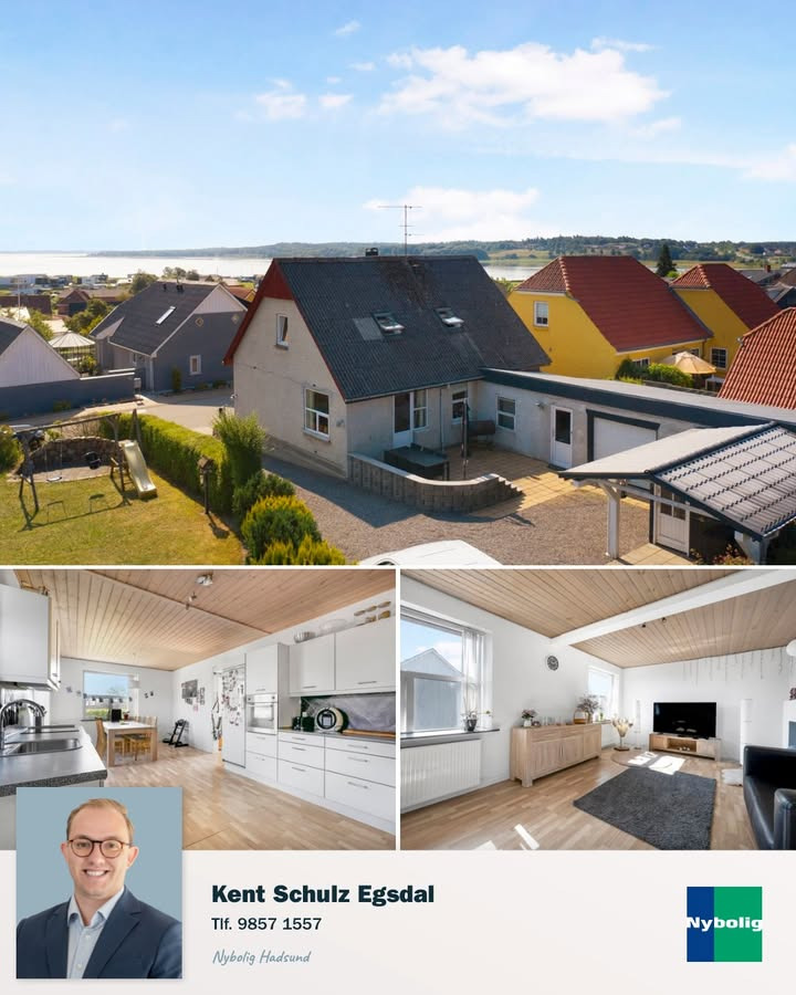 Nybolig Hadsund præsenterer charmerende villa i hjertet af Hadsund