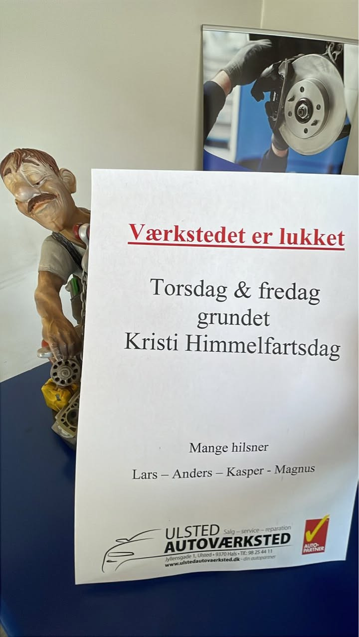 Nyt fra Ulsted Autoværksted