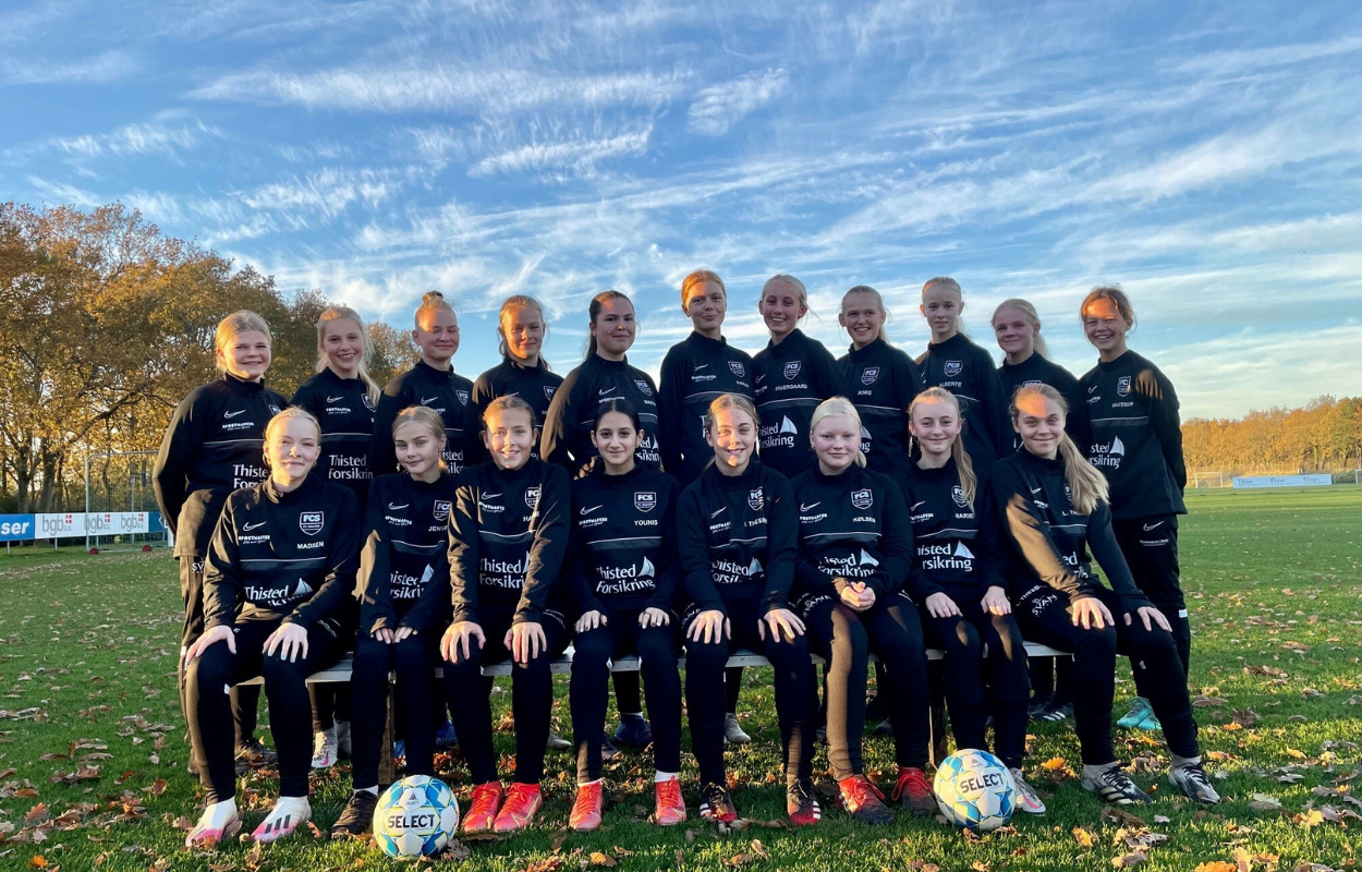 U15-Pigerne fra FC Salling tabte til stærk modstander