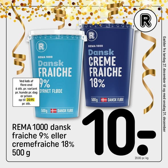 REMA 1000 Halgårdvej gør dig klar til nytårsfesten