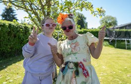 Alberte og hospitalsklovnen Trudi