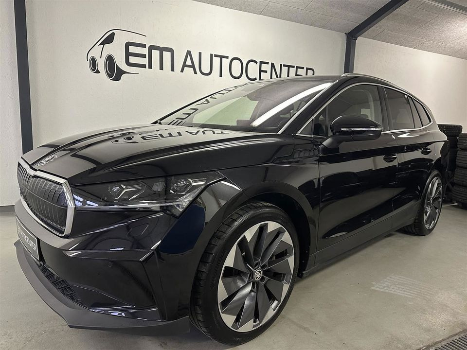 EM AUTOCENTER ApS har over 20 biler klar til hurtig levering, herunder Skoda Enyaq iV