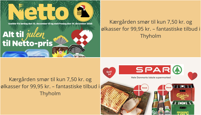 Kærgården smør til kun 7,50 kr. og ølkasser for 99,95 kr. – fantastiske tilbud i Thyholm