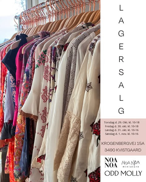 Lagersalg.com præsenterer lagersalg med op til 80% på Odd Molly, Noa Noa og UNMADE