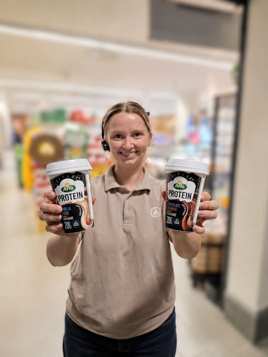 SPAR Skejby sælger nye Arla Protein Milkshakes til 9 kr.