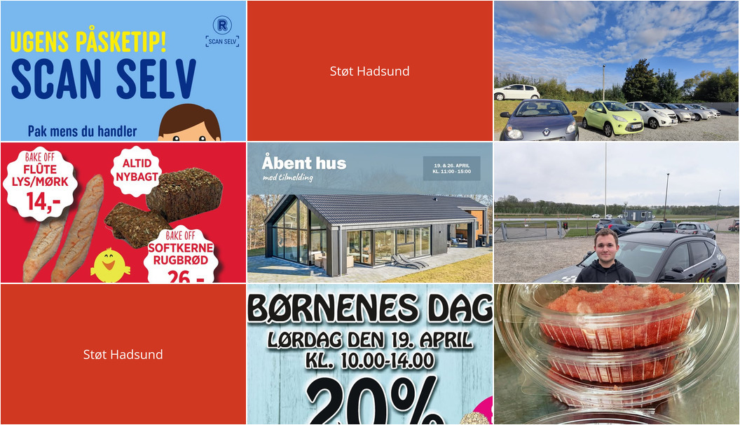 Nyt fra Allessko, REMA 1000 Hadsund, Nybolig Hadsund og 4 andre