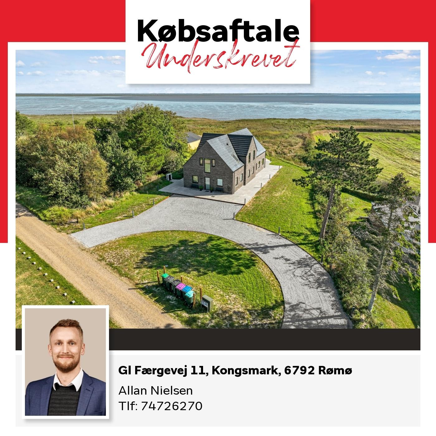 Home Tønder fejrer underskrevet købsaftale i Kongsmark på Rømø