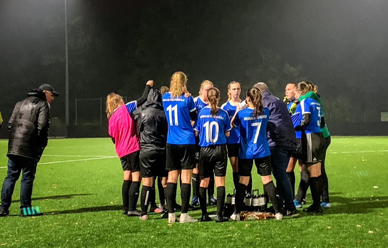 Ærgerlig pokalexit til Roskilde Pigefodbolds U18-piger
