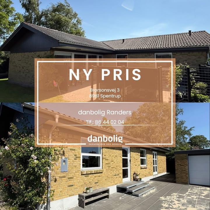 Ny pris på familievenlig villa i Spentrup fra danbolig Randers