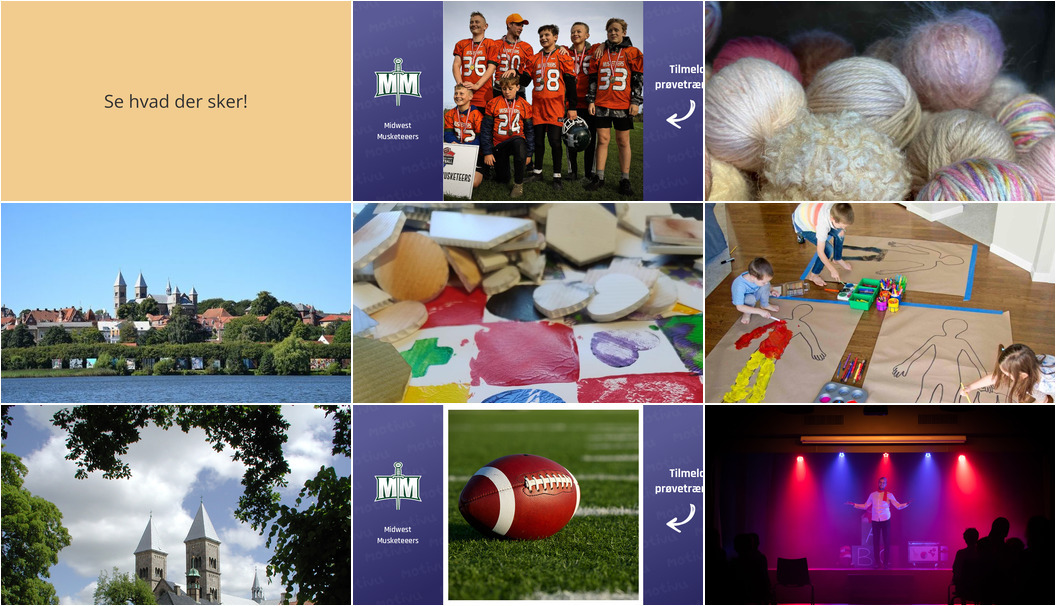 Viborg byder på amerikansk fodbold, kreative workshops og stand-up komik i den kommende uge