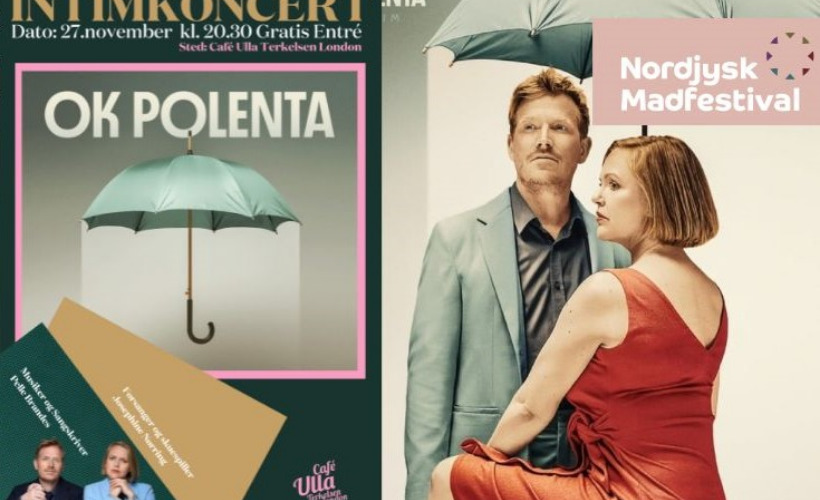 Intim koncert med OK POLENTA på Café Ulla Terkelsen London