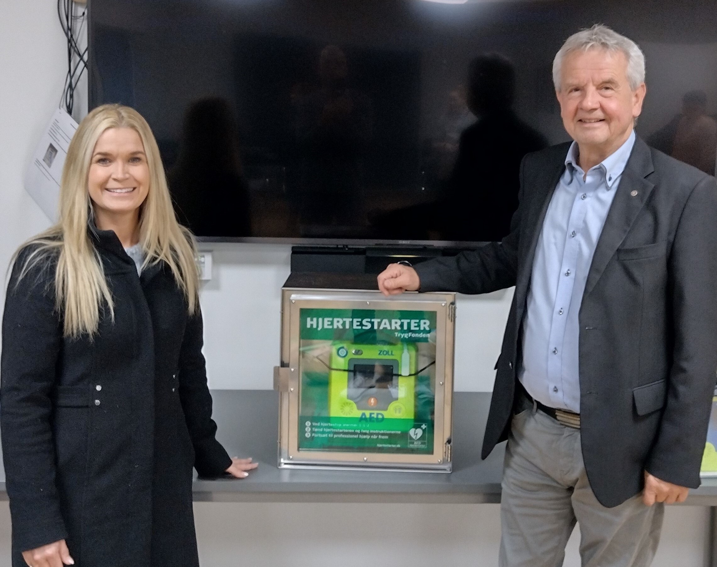 Nu kan Grundejerforeningen Provstlund i Horsens redde liv med hjertestarter 