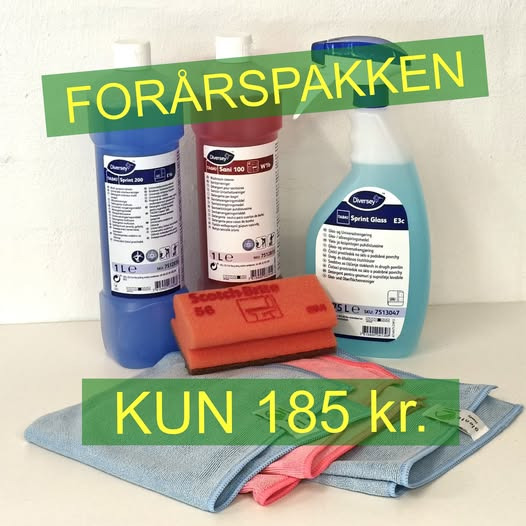 Ren Service A/S tilbyder komplet rengøringspakke til forårsrengøringen
